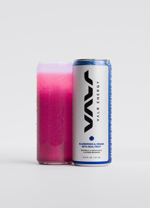 Nitrogen-Infused Blueberries & Cream