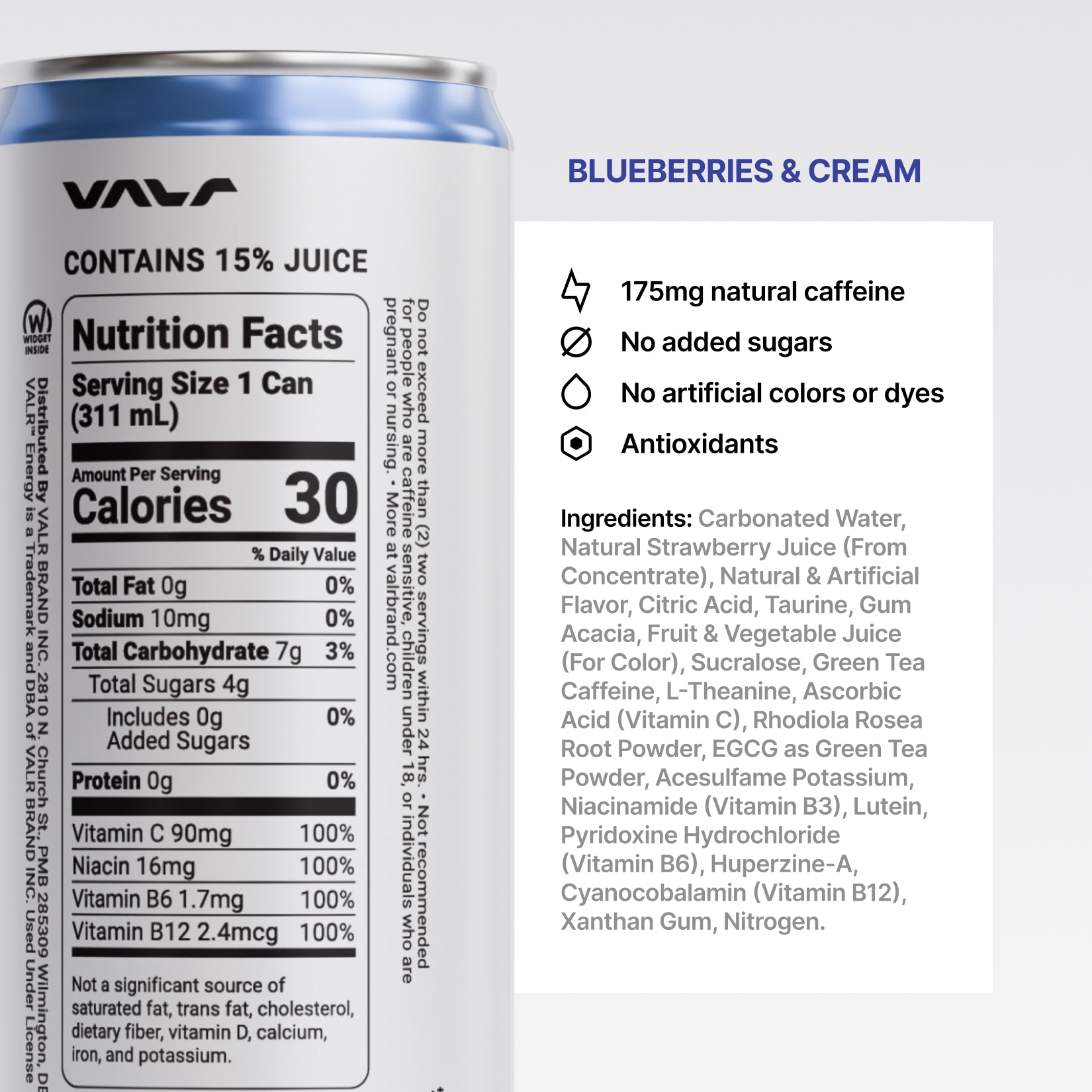 Nitrogen-Infused Blueberries & Cream